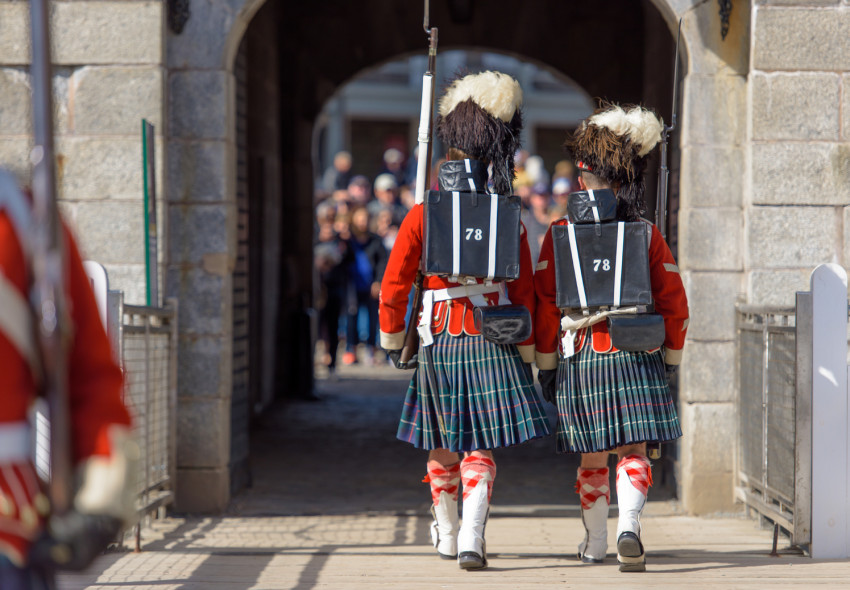 78th Highlanders at the Halifax Citadel National Historic Site