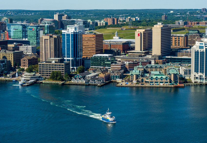 Halifax Harbour Aerial
