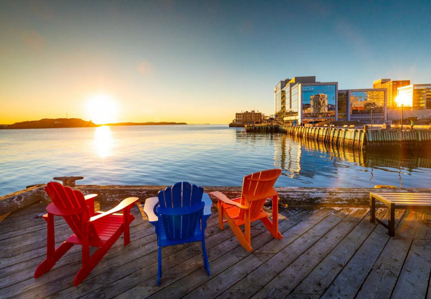 Halifax Boardwalk at Sunrise