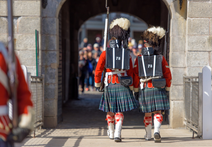 78th Highlanders at the Halifax Citadel National Historic Site