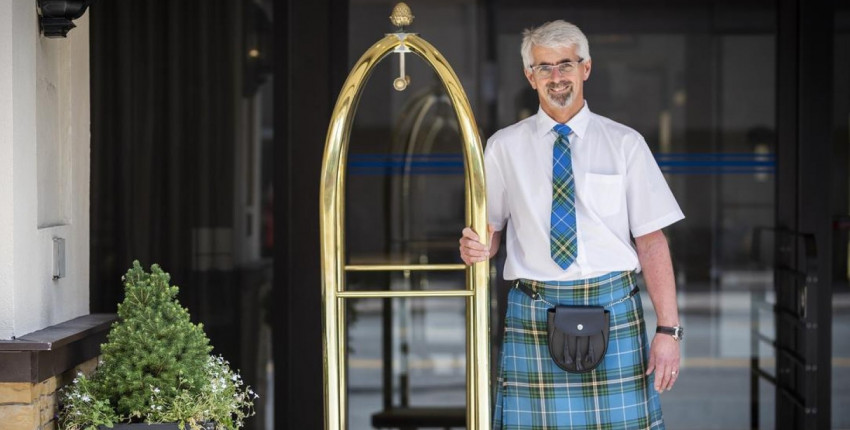 Bellman in Tartan Kilt