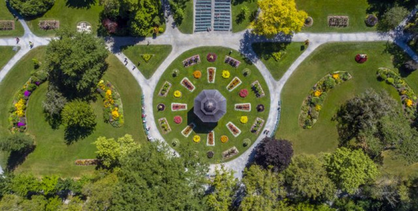 Halifax Public Gardens from above