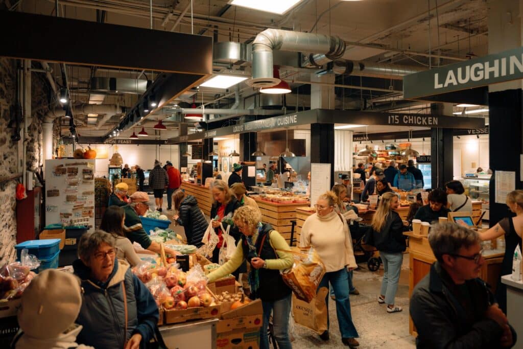 Halifax Brewery Market in action
