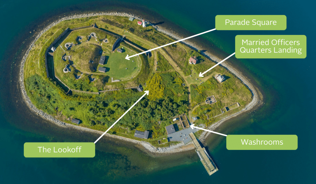 Map of George's Island