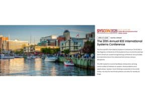 The 20th Annual IEEE International Systems Conference