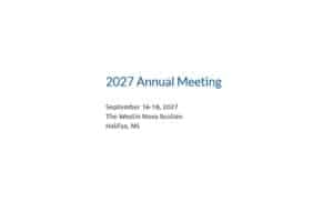 2027 Annual Conference