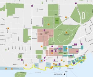 Downtown Hotel Map